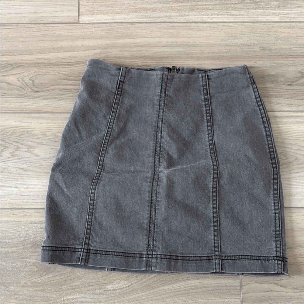 Free People Gray Skirt